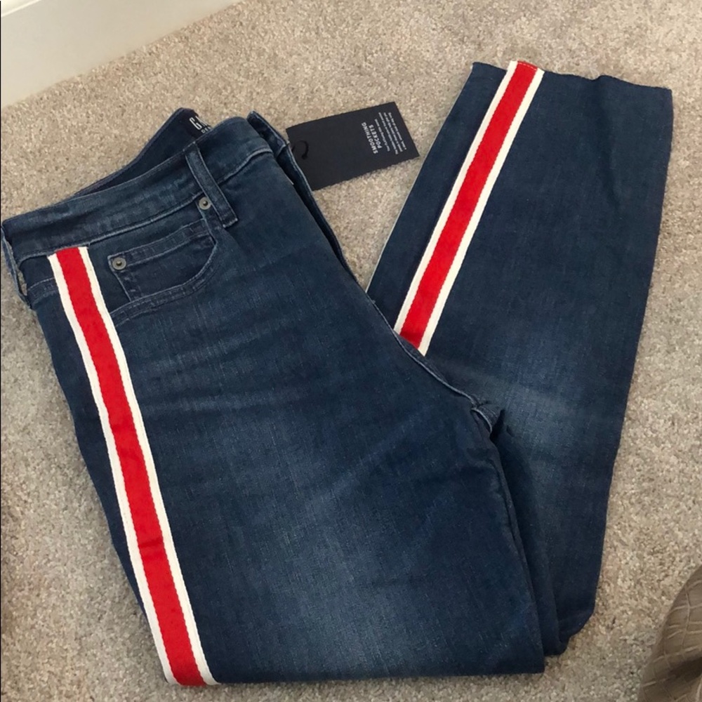 Gap - red white and blue jeans